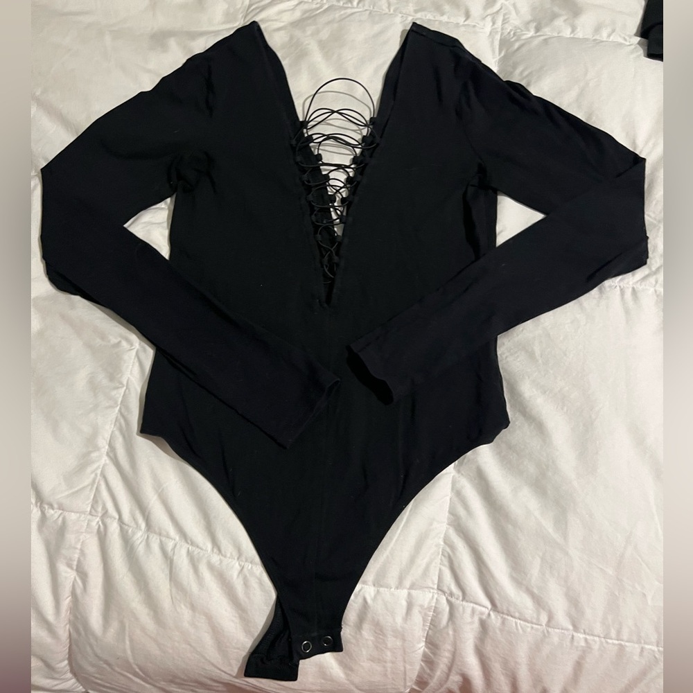 Express One Collection Deep V body suit